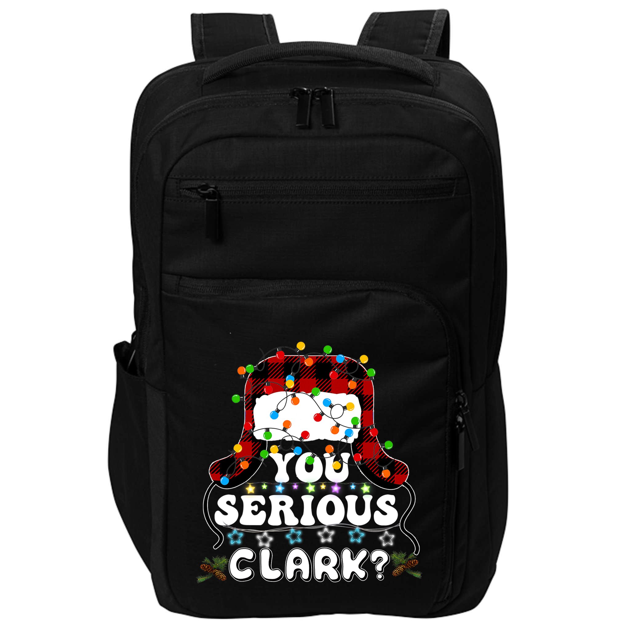 U Serious Clark Christmas Vacation Ugly Christmas Sweater Impact Tech Backpack