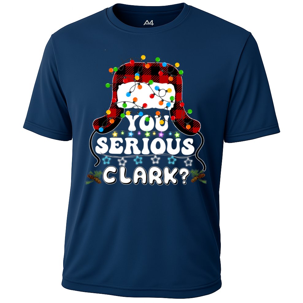 U Serious Clark Christmas Vacation Ugly Christmas Sweater Cooling Performance Crew T-Shirt