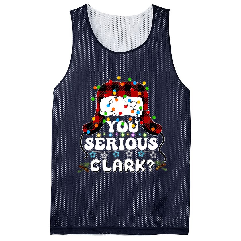 U Serious Clark Christmas Vacation Ugly Christmas Sweater Mesh Reversible Basketball Jersey Tank