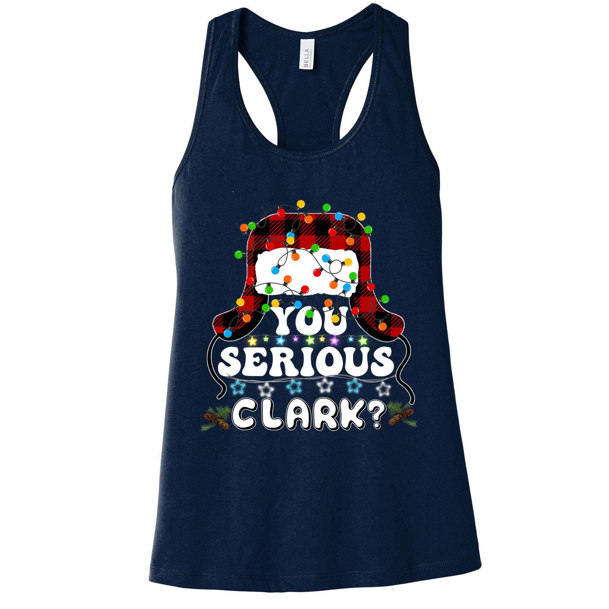 U Serious Clark Christmas Vacation Ugly Christmas Sweater Womens Tank Top