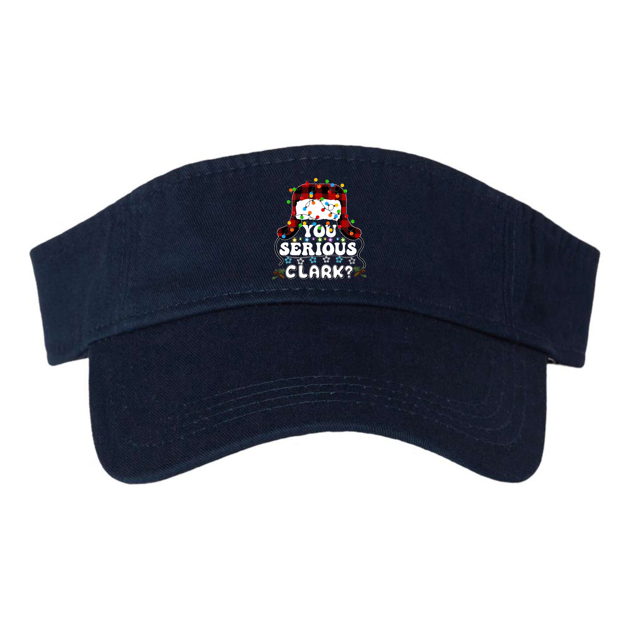 U Serious Clark Christmas Vacation Ugly Christmas Sweater Visor