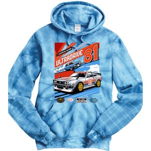 Ultradrive Super Car Racing Tie Dye Hoodie