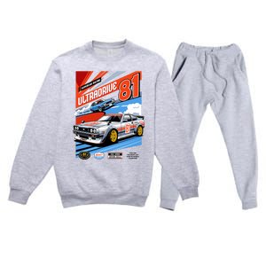 Ultradrive Super Car Racing Premium Crewneck Sweatsuit Set