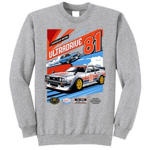 Ultradrive Super Car Racing Tall Sweatshirt