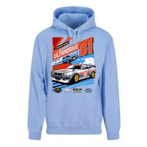 Ultradrive Super Car Racing Unisex Surf Hoodie