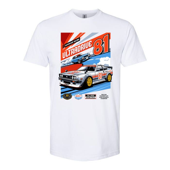 Ultradrive Super Car Racing Softstyle CVC T-Shirt