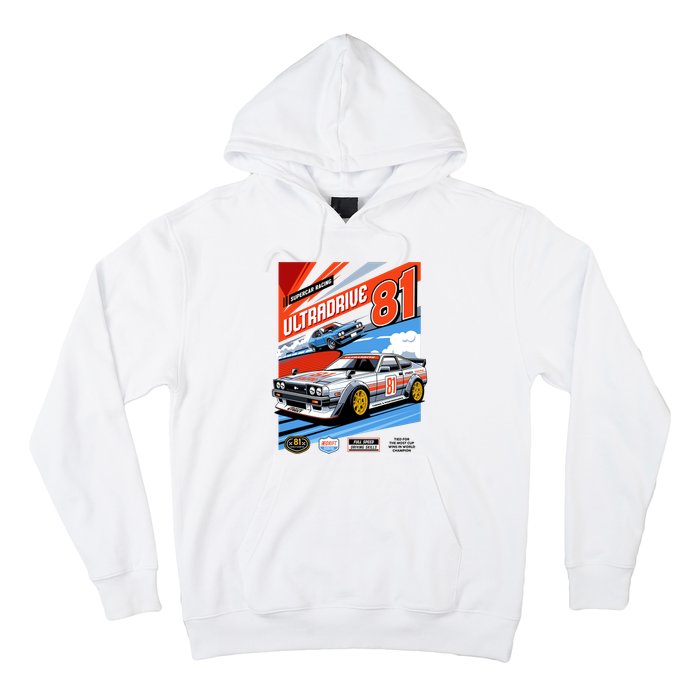 Ultradrive Super Car Racing Hoodie