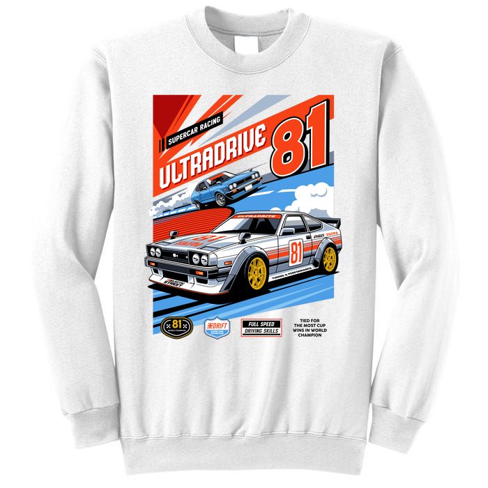 Ultradrive Super Car Racing Sweatshirt