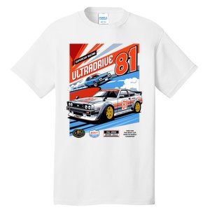 Ultradrive Super Car Racing Tall T-Shirt