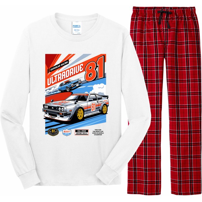 Ultradrive Super Car Racing Long Sleeve Pajama Set