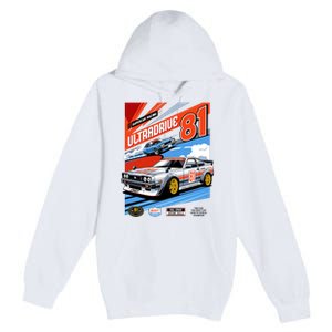 Ultradrive Super Car Racing Premium Pullover Hoodie