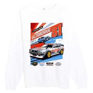 Ultradrive Super Car Racing Premium Crewneck Sweatshirt