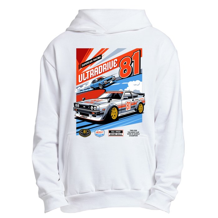 Ultradrive Super Car Racing Urban Pullover Hoodie