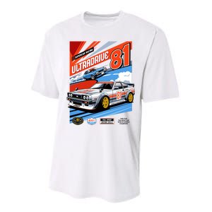 Ultradrive Super Car Racing Performance Sprint T-Shirt