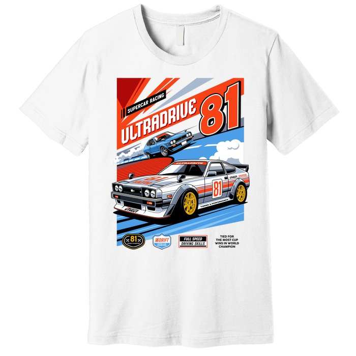 Ultradrive Super Car Racing Premium T-Shirt