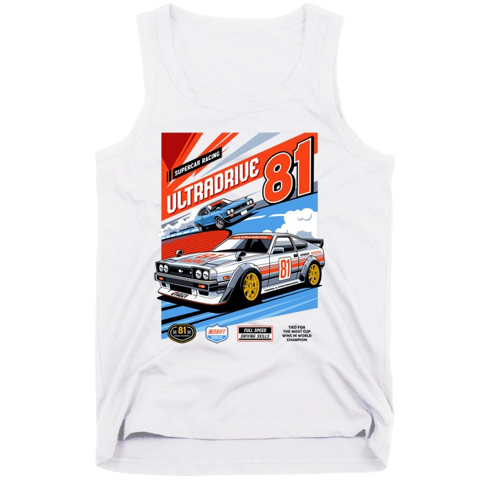 Ultradrive Super Car Racing Tank Top