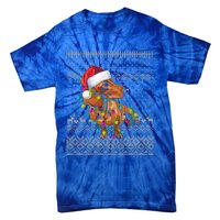 Ugly Sweater Christmas Lights Dachshund Dog Puppy Lover Gift Tie-Dye T-Shirt