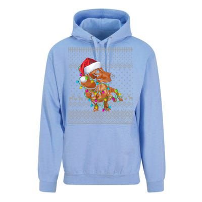 Ugly Sweater Christmas Lights Dachshund Dog Puppy Lover Gift Unisex Surf Hoodie