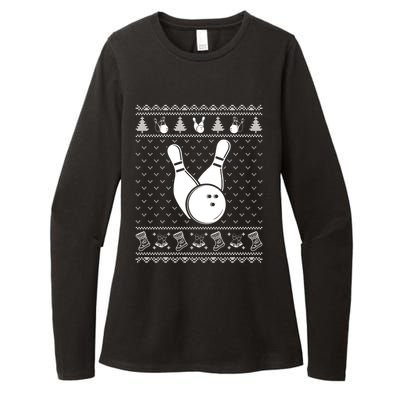 Ugly Sweater Christmas Holiday Design Funny Baseball Xmas Gift Womens CVC Long Sleeve Shirt