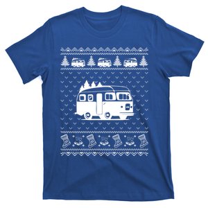 Ugly Sweater Christmas Holiday Design Funny Camper Xmas Great Gift T-Shirt