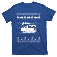 Ugly Sweater Christmas Holiday Design Funny Camper Xmas Great Gift T-Shirt