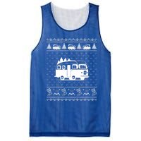 Ugly Sweater Christmas Holiday Design Funny Camper Xmas Great Gift Mesh Reversible Basketball Jersey Tank