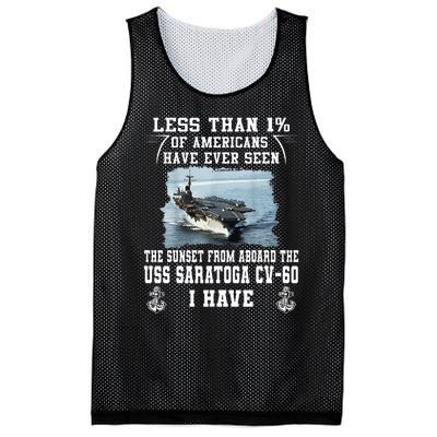 Uss Saratoga Cv60 Aircraft Carrier Mesh Reversible Basketball Jersey Tank