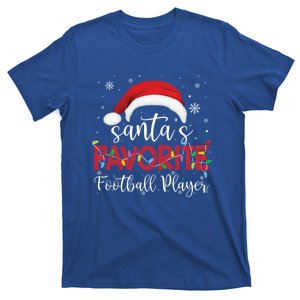 Ugly Sweater Christmas SantaS Favorite Football Player Xmas Cute Gift T-Shirt