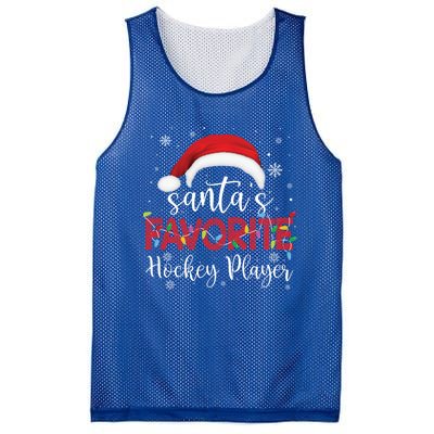 Ugly Sweater Christmas SantaS Favorite Hockey Player Xmas Gift Mesh Reversible Basketball Jersey Tank