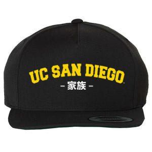 Uc San Diego Family Japanese Wool Snapback Cap