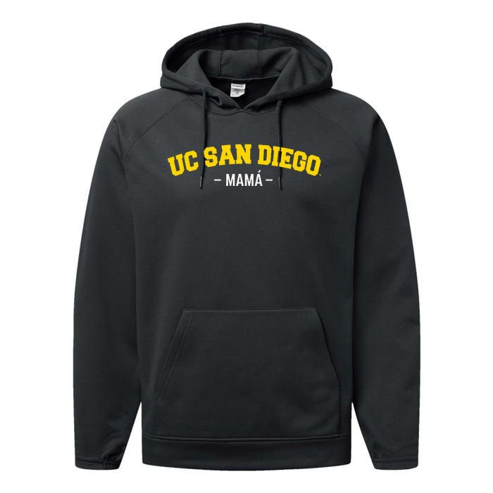 Uc San Diego Mom Spanish Performance Fleece Hoodie