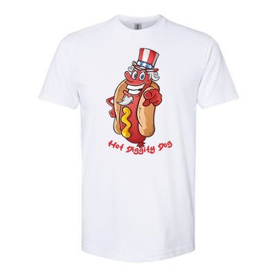 Uncle Sam Design For Men And Women Hot Diggity Dog Softstyle® CVC T-Shirt