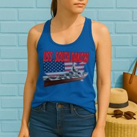 Uss South Dakota Bbgift57 Ww2 War Veteran Battleship Dad Boy Gift Womens Tank Top