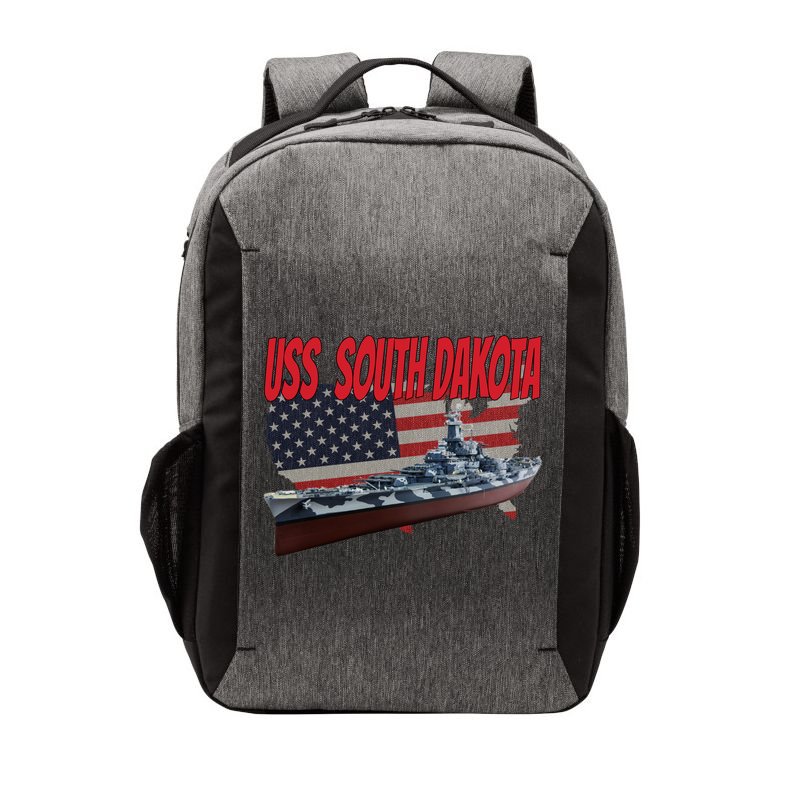Uss South Dakota Bbgift57 Ww2 War Veteran Battleship Dad Boy Gift Vector Backpack