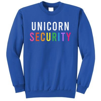 Unicorn Security Dad Brother Halloween Costume Funny Gift Sweatshirt