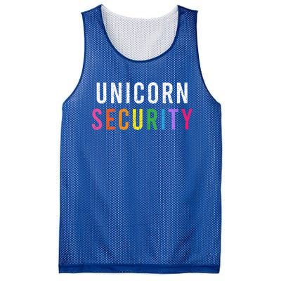 Unicorn Security Dad Brother Halloween Costume Funny Gift Mesh Reversible Basketball Jersey Tank