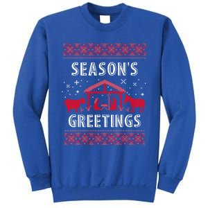 Ugly Sweater Design Gift Season's Greetings Gift Sweatshirt