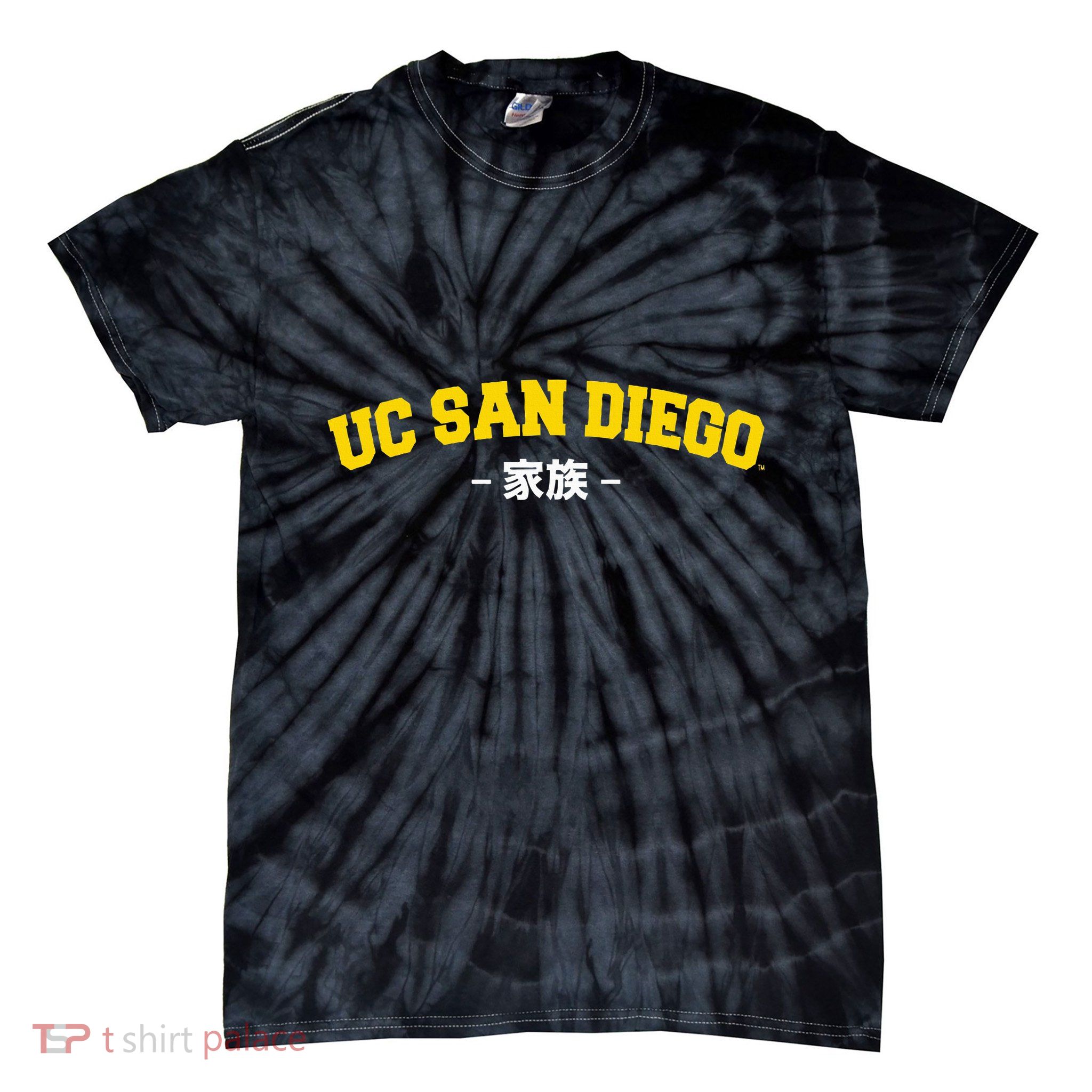 Uc San Diego Family Japanese Tie-Dye T-Shirt