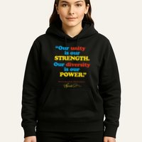 Unity Strength Diversity Power Quote For Social Justice Hoodie