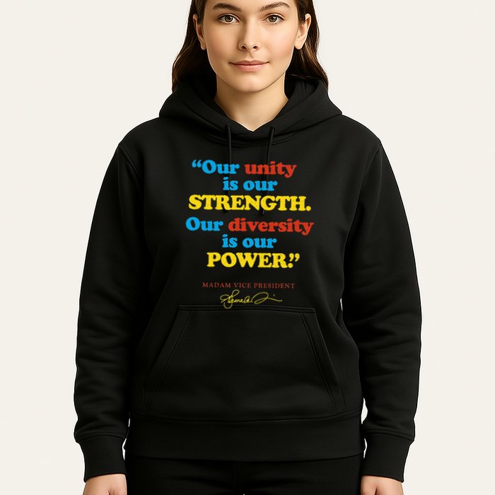 Unity Strength Diversity Power Quote For Social Justice Hoodie