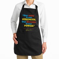 Unity Strength Diversity Power Quote For Social Justice Apron