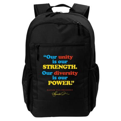 Unity Strength Diversity Power Quote For Social Justice Backpack