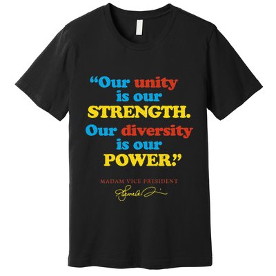 Unity Strength Diversity Power Quote For Social Justice Premium T-Shirt
