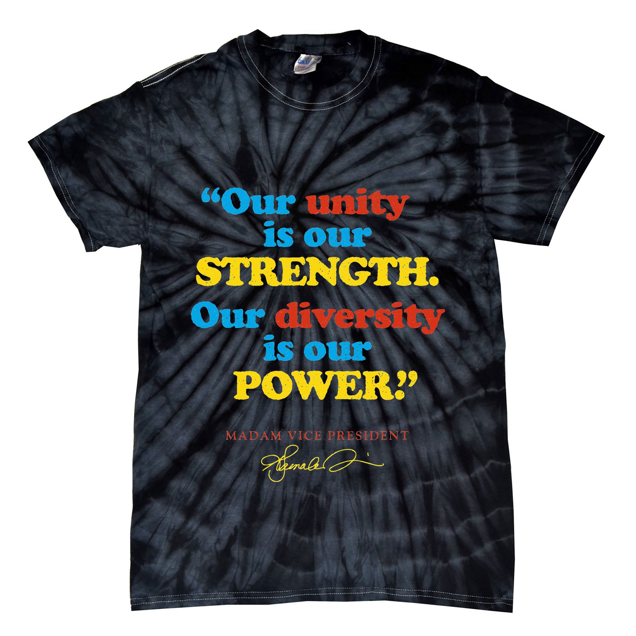 Unity Strength Diversity Power Quote For Social Justice Tie-Dye T-Shirt