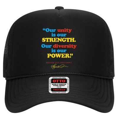 Unity Strength Diversity Power Quote For Social Justice Trucker Hat