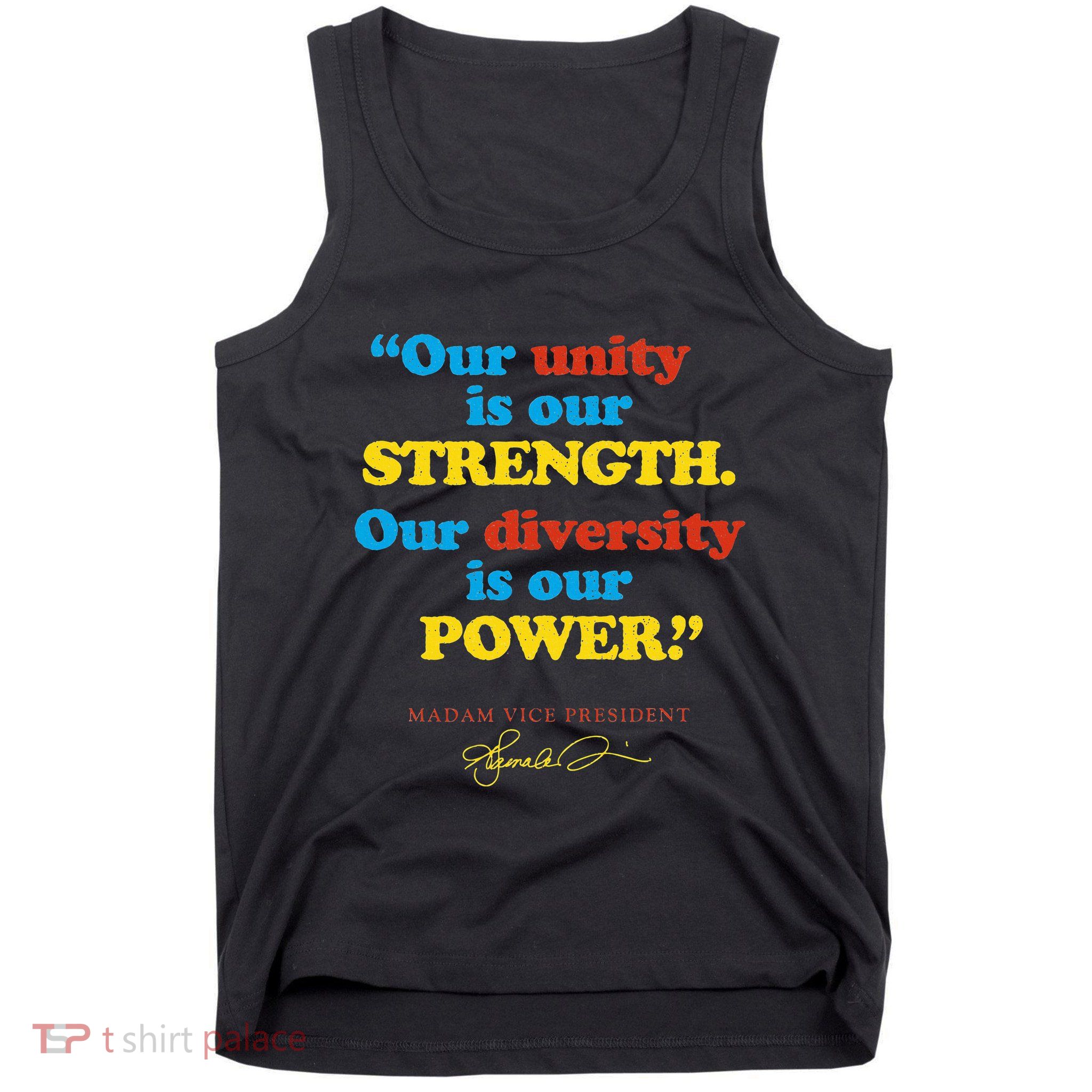 Unity Strength Diversity Power Quote For Social Justice Tank Top