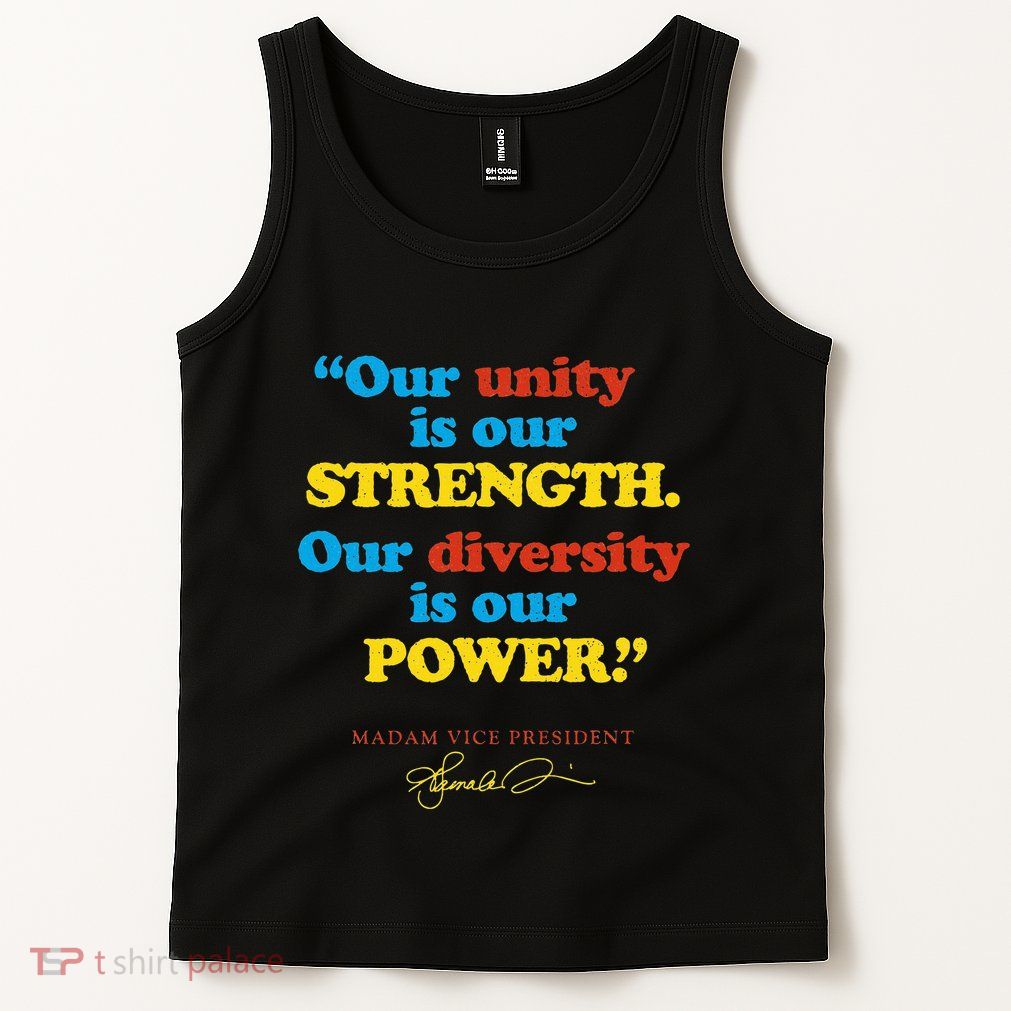 Unity Strength Diversity Power Quote For Social Justice Tank Top