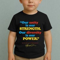 Unity Strength Diversity Power Quote For Social Justice Toddler T-Shirt