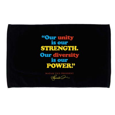 Unity Strength Diversity Power Quote For Social Justice Microfiber Hand Towel