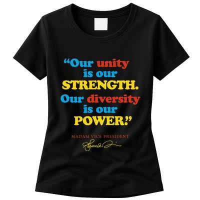 Unity Strength Diversity Power Quote For Social Justice Womens T-Shirt